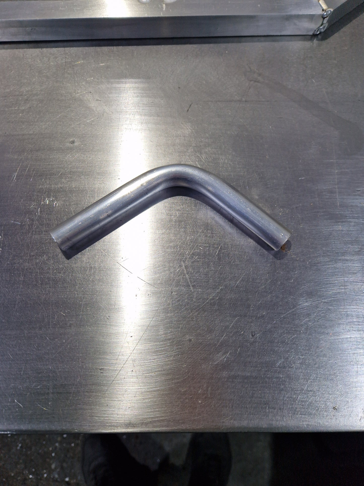 Hand bent Aluminium Elbow