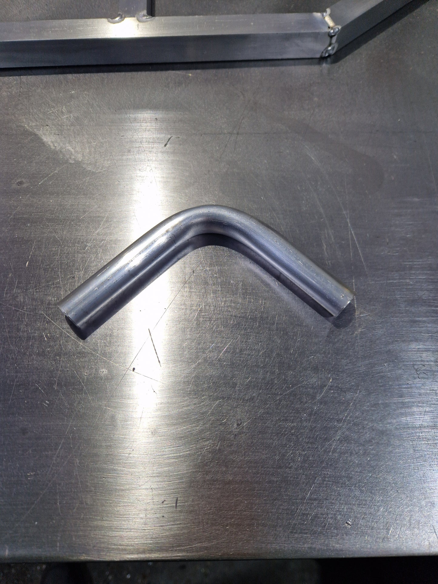 Hand bent Aluminium Elbow